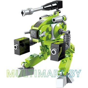 Конструктор Qman Super Mecha League 1802-3 Батарея высокой мощности (75 деталей) картинка 3